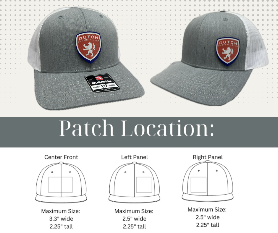 Dutch FC Custom Leatherette Patch Hat