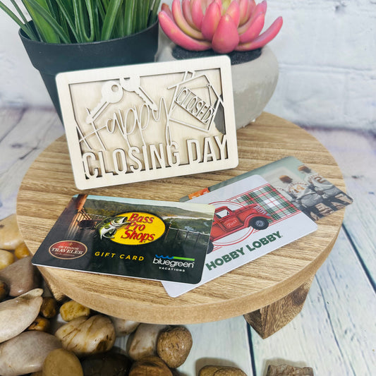 Closing Day Gift Card Holder