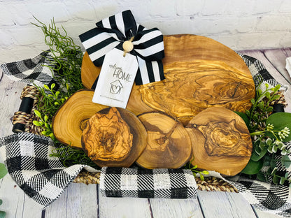 Client Appreciation Basket - Olive Wood