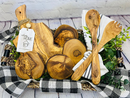 Client Appreciation Basket - Olive Wood