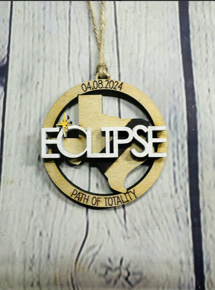 Path of Totality Solar Eclipse Ornament