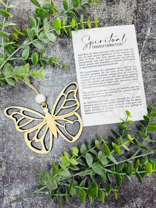 Spiritual Transformation Butterfly Ornament – Embrace Change and Renewal - Butterfly Ornament